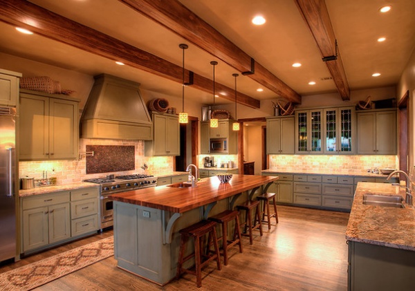 Rustic Kitchen by Geschke Group Architecture