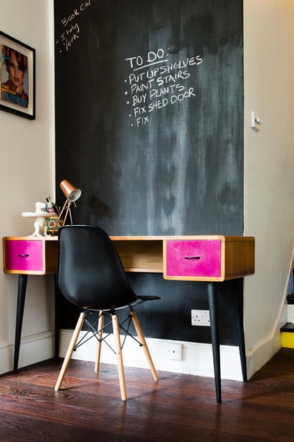Eclectic Home Office by Ian Pierce