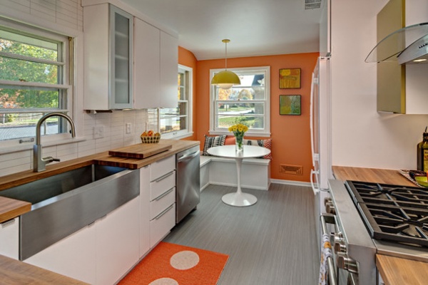 Midcentury Kitchen by Christine Nelson Design