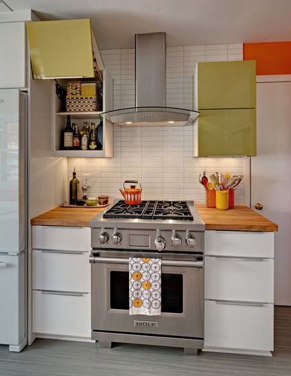 Midcentury Kitchen by Christine Nelson Design