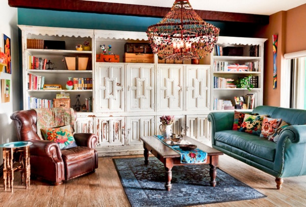 Eclectic Living Room by Rikki Snyder