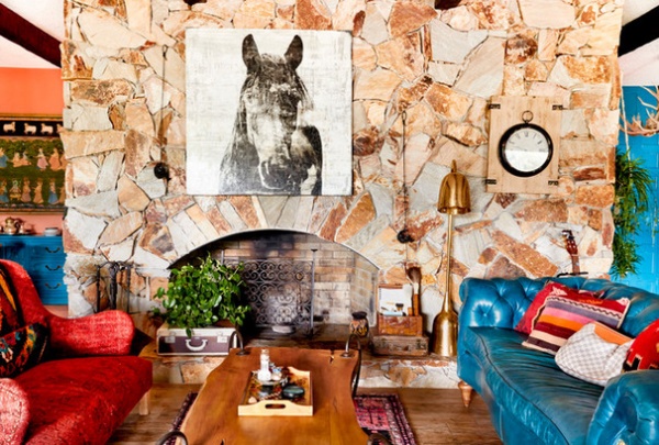 Eclectic Living Room by Rikki Snyder