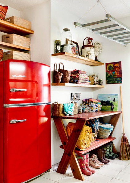 Eclectic Laundry Room by Rikki Snyder