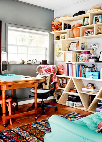 Eclectic Home Office by Rikki Snyder