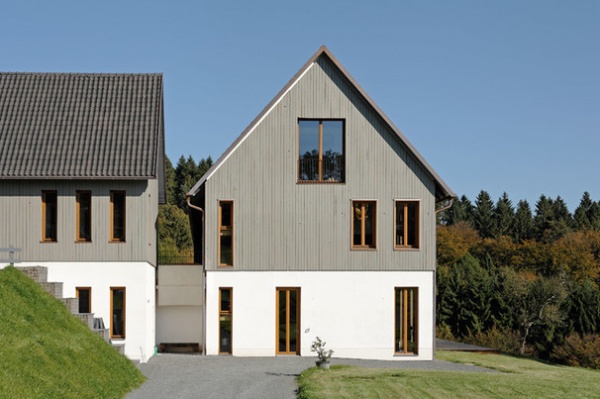 Farmhouse Exterior by Mekus Architekten