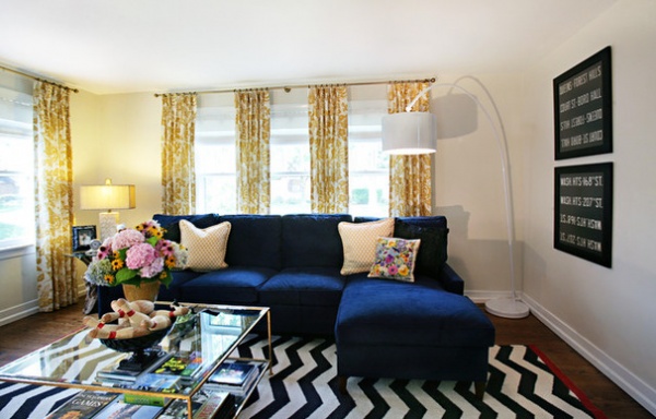 Eclectic Living Room by Debbie Basnett, Vintage Scout Interiors
