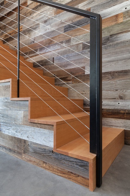 Contemporary Staircase by Atmosphere Design Build