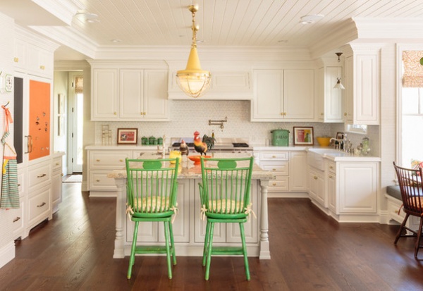 Traditional Kitchen by Alison Kandler Interior Design