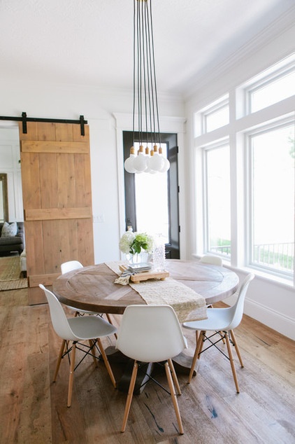 Farmhouse Dining Room by House of Jade Interiors