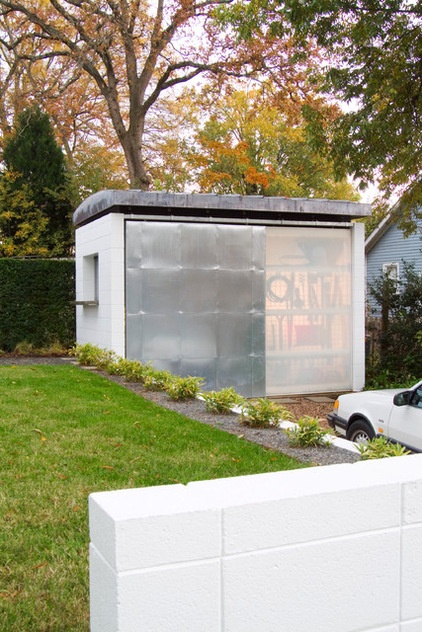 Contemporary Garage And Shed by REESE Atelier IGNITE PLLC