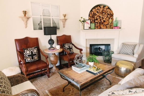 Eclectic Living Room by Two Ellie