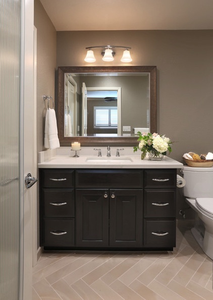 Transitional Bathroom by Altera Design & Remodeling, Inc.