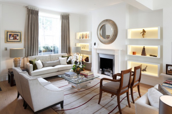 Transitional Living Room by Juliette Byrne