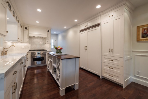 Transitional Kitchen by Lucy Call