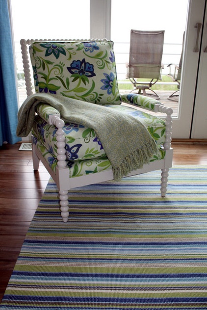 Eclectic Family Room by Bayberry Cottage