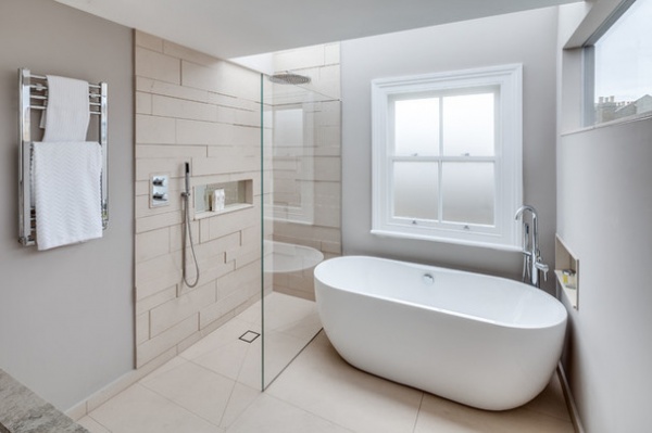 Scandinavian Bathroom by JLB Property Developments