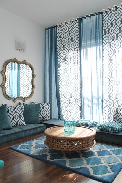 Mediterranean Living Room by RMI - Rebecca Mitchell Interiors