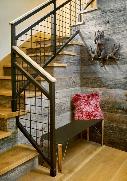 Contemporary Staircase by Structural Associates