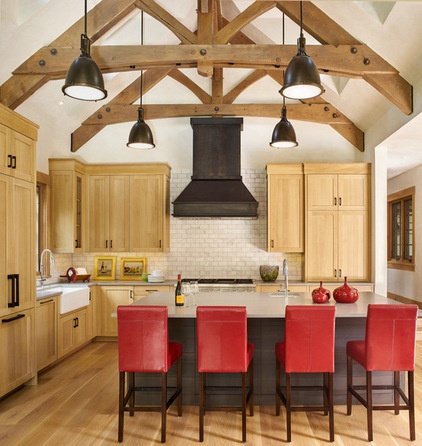 Rustic Kitchen by Structural Associates