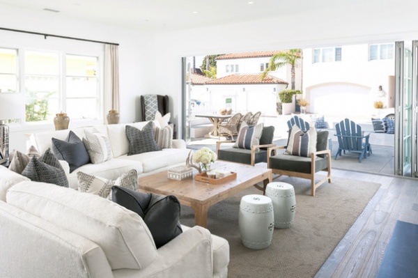 Beach Style Living Room by Blackband Design