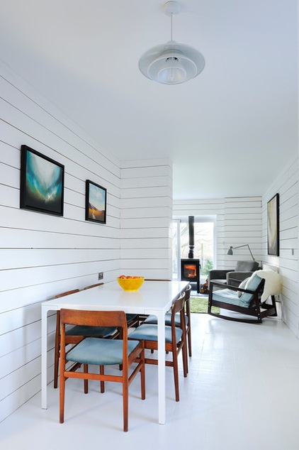 Scandinavian Dining Room by Brown + Brown Architects