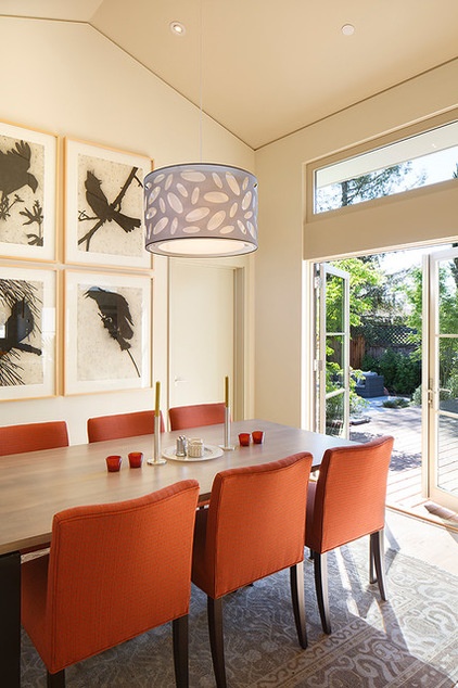 Contemporary Dining Room by Amy A. Alper, Architect