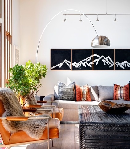 Contemporary Living Room by elena del bucchia DESIGN