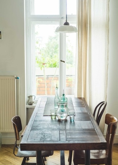 Eclectic Dining Room by Claudia Georgi Photography