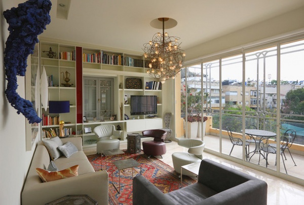 Modern Living Room by Amitzi Architects