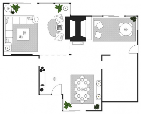 Midcentury Floor Plan by Weego Home