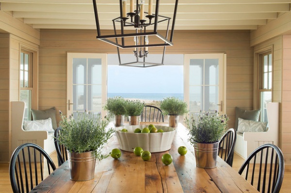 Beach Style Dining Room by Vani Sayeed Studios