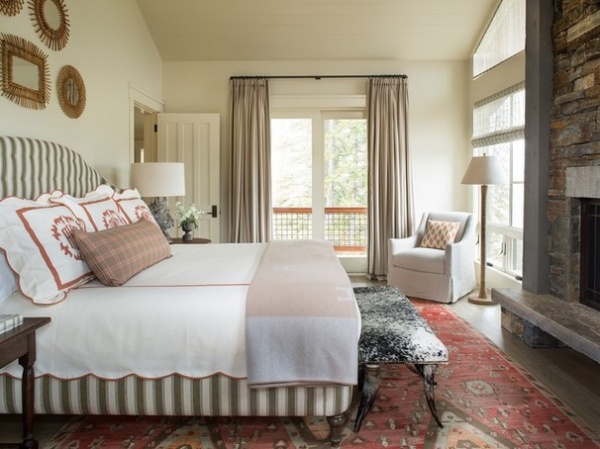 Rustic Bedroom by Massucco Warner Miller Interior Design