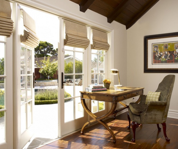 Traditional Home Office by Sarah Barnard Design