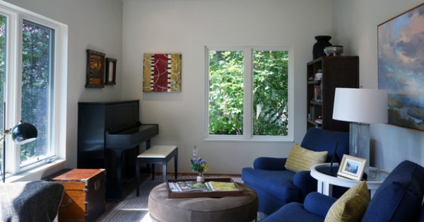 Eclectic Living Room by Robert Burns