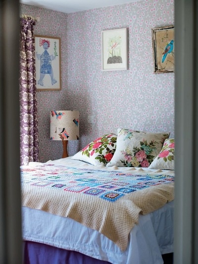 Eclectic Bedroom by Emily Chalmers | Caravan Style Ltd.