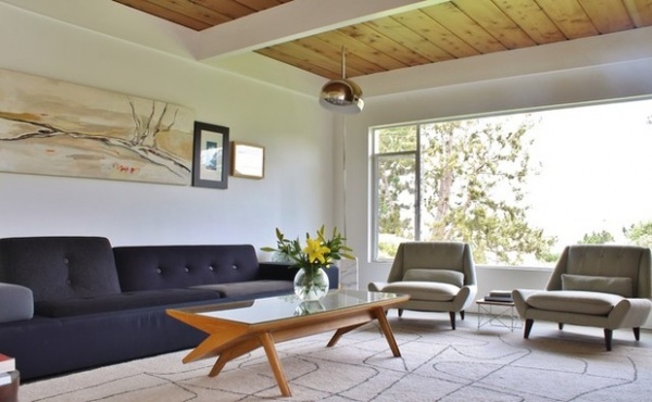 Midcentury Living Room by Kimberley Bryan