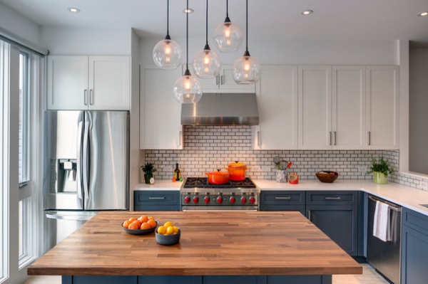 Transitional Kitchen by Barker Freeman Design Office Architects pllc