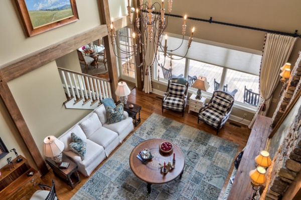 Traditional Living Room by Dianne Davant and Associates