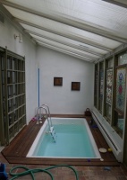 Room of the Day: Modern Pool House Nestled in Downtown Philadelphia