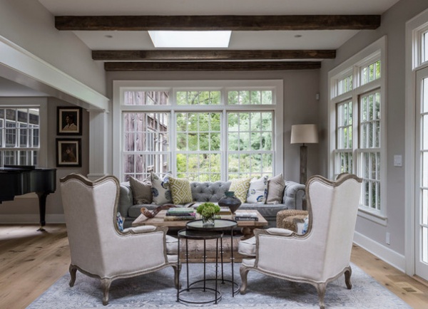 Farmhouse Living Room by Sellars Lathrop Architects, llc