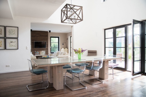 Farmhouse Dining Room by Claudia Georgi Photography