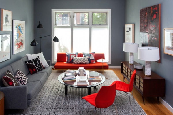 Contemporary Living Room by Lindsay Pennington Inc.