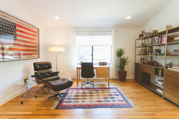 Midcentury Home Office by Heather Banks