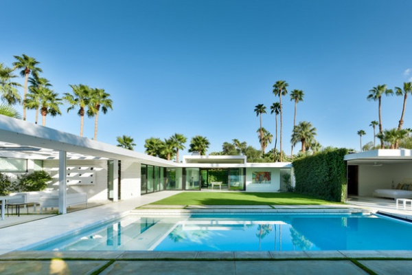 Midcentury Pool by Studio AR+D Architects