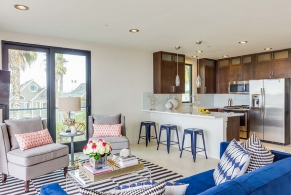 Beach Style Living Room by Marengo Morton Architects