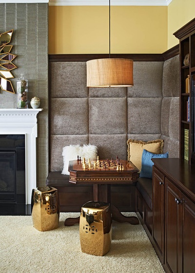 Contemporary Family Room by Jennifer Harvey Interiors