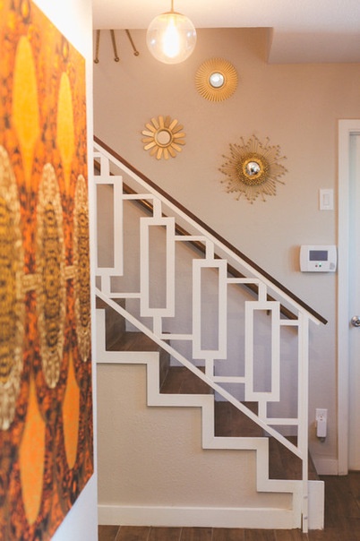 Eclectic Staircase by Heather Banks