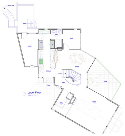 Traditional Floor Plan by Couture Architecture