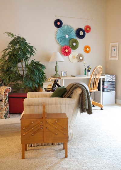 Eclectic Home Office by Sarah Greenman
