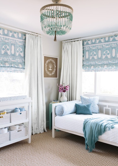 Mediterranean Bedroom by Caitlin Moran Interiors